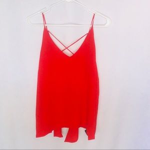 Bebe backless tank-Orange